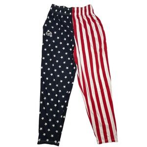 Otomix Mens American Flag Baggy Gym Pants Stars Stripes Bodybuilding Medium